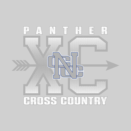 Nouvel Panthers - Cross Country - XC with Arrow and Mascot