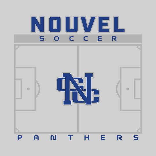 Nouvel Panthers - Soccer - Pitch Lines with School Name &amp; Mascot