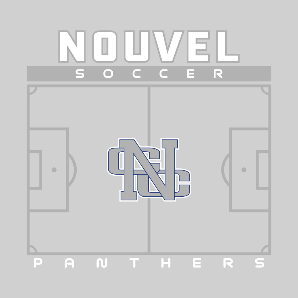 Nouvel Panthers - Soccer - Pitch Lines with School Name & Mascot