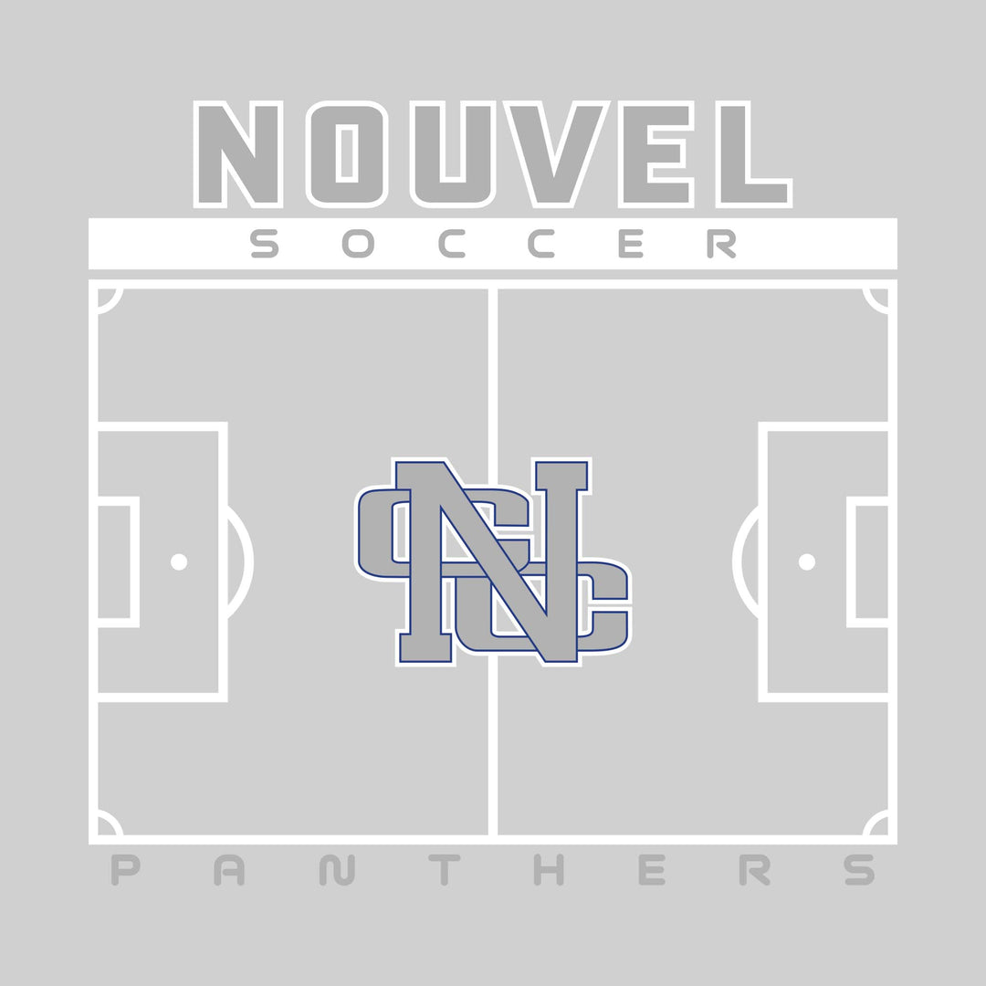 Nouvel Panthers - Soccer - Pitch Lines with School Name &amp; Mascot