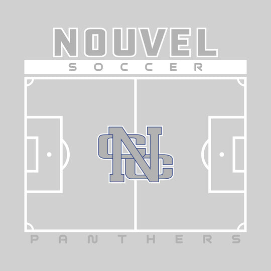 Nouvel Panthers - Soccer - Pitch Lines with School Name &amp; Mascot