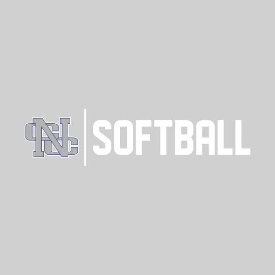 Nouvel Panthers - Softball - Mascot with Divider &amp; Softball Text