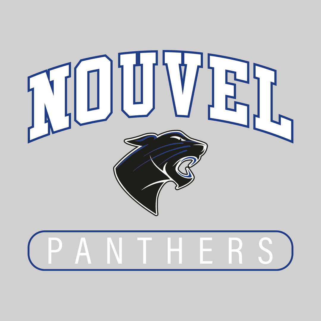 Nouvel Panthers - School Spirit Wear - Arched Nouvel with Mascot