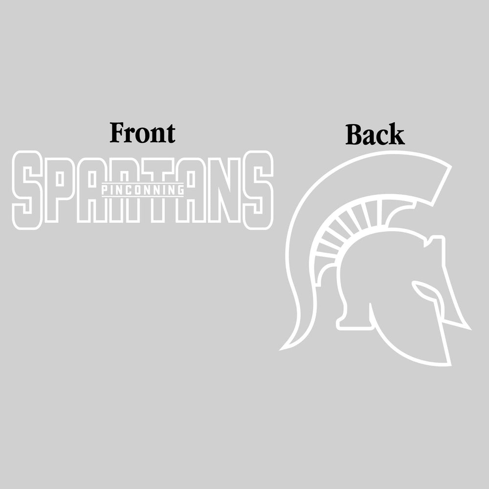 Nouvel Panthers - Spirit Wear - Black & White - Mascot Name with Back Mascot