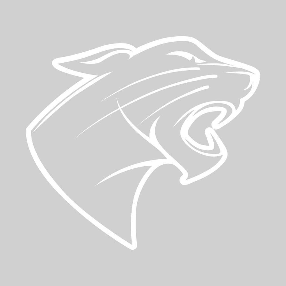 Nouvel Panthers - Spirit Wear - Black & White - Panther Head