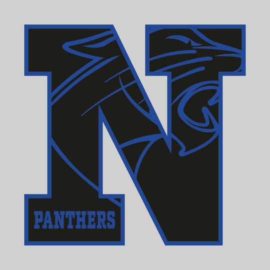 Nouvel Panthers - Spirit Wear - N with Inset Mascot and Mascot Name