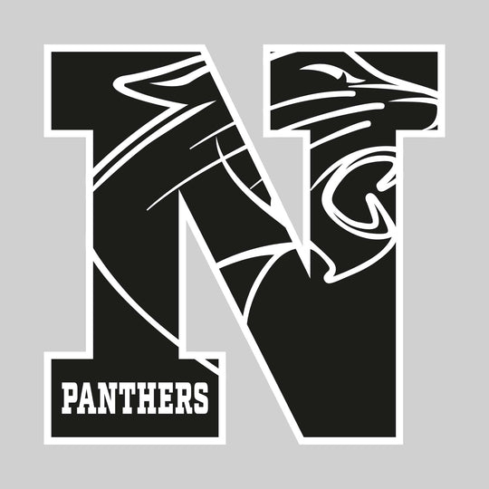 Nouvel Panthers - Spirit Wear - N with Inset Mascot and Mascot Name