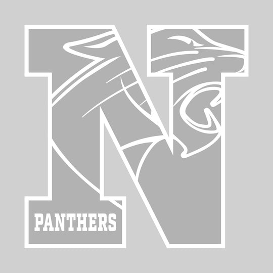Nouvel Panthers - Spirit Wear - N with Inset Mascot and Mascot Name