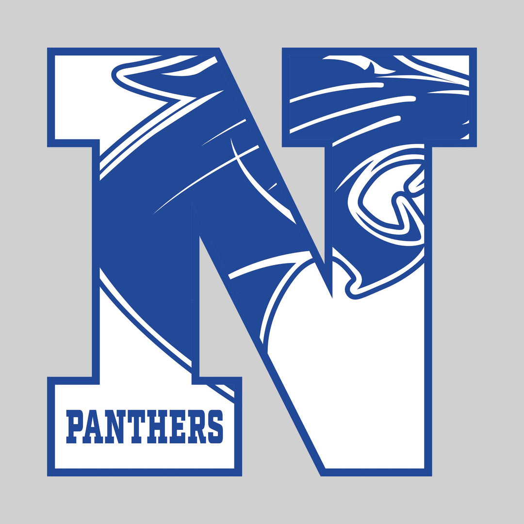 Nouvel Panthers - Spirit Wear - N with Inset Mascot and Mascot Name