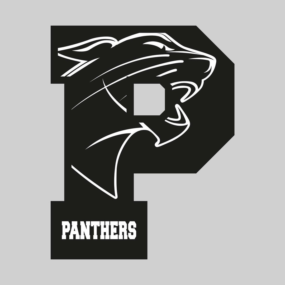 Nouvel Panthers - Spirit Wear - Oversized Letter with Mascot Inset