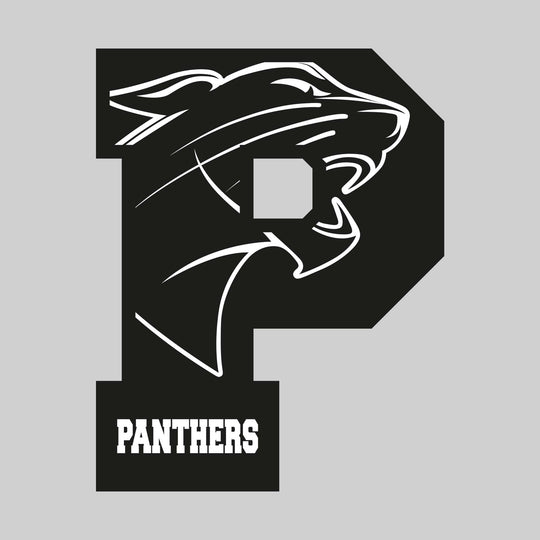 Nouvel Panthers - Spirit Wear - Oversized Letter with Mascot Inset