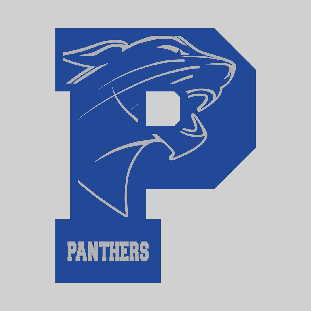 Nouvel Panthers - Spirit Wear - Oversized Letter with Mascot Inset