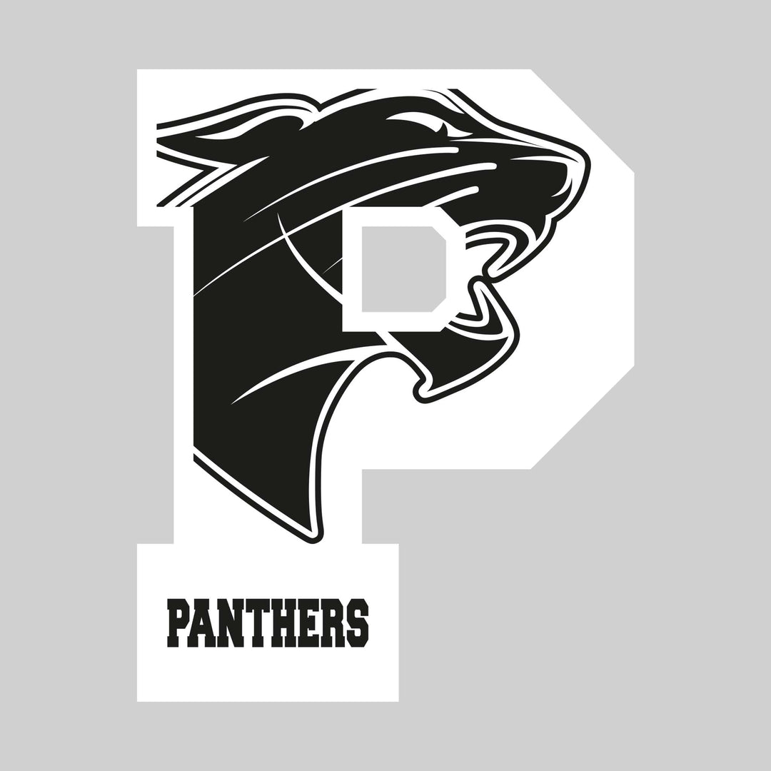 Nouvel Panthers - Spirit Wear - Oversized Letter with Mascot Inset