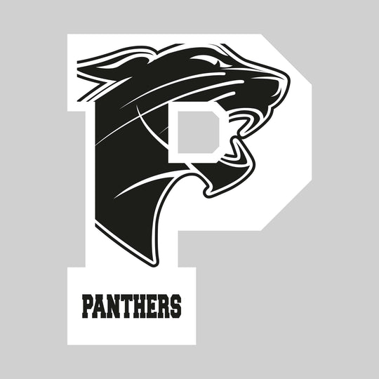 Nouvel Panthers - Spirit Wear - Oversized Letter with Mascot Inset
