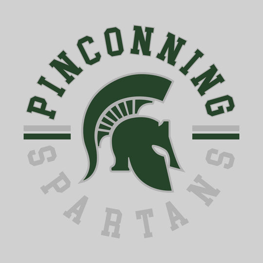 Pinconning Middle School - Spirit Wear - Circular Text with Logo