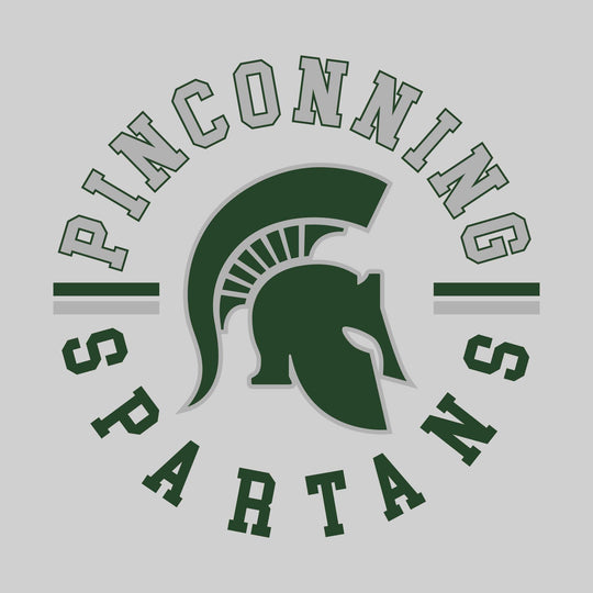 Pinconning Middle School - Spirit Wear - Circular Text with Logo