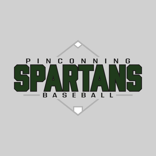 Pinconning Spartans - Baseball - Baseball Diamond with School Name