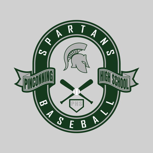 Pinconning Spartans - Baseball - Oval with Banners