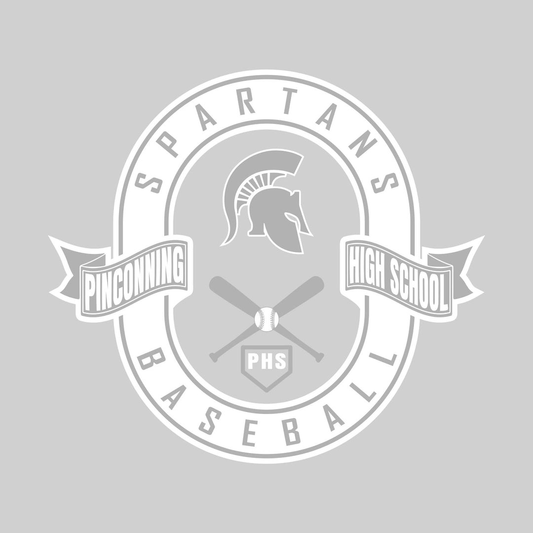 Pinconning Spartans - Baseball - Oval with Banners