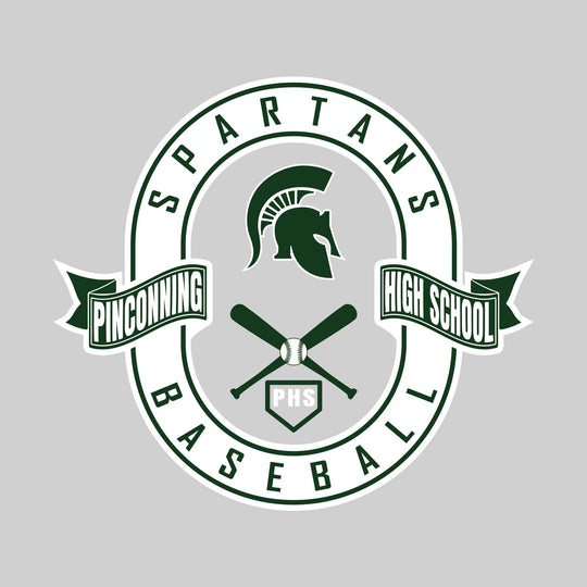 Pinconning Spartans - Baseball - Oval with Banners