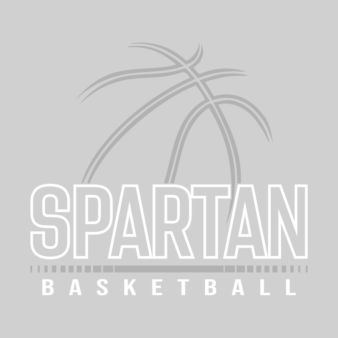 Pinconning Spartans - Basketball - Basektball Grooves with Team Name