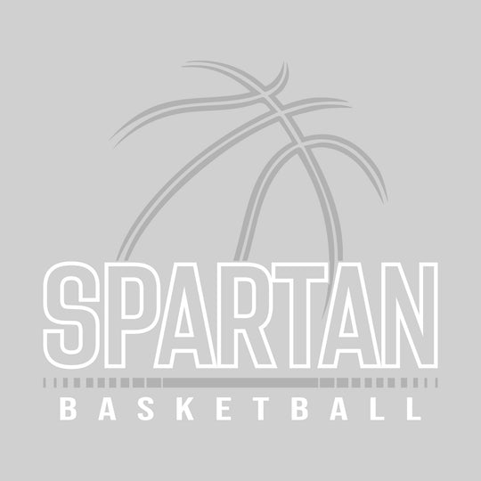 Pinconning Spartans - Basketball - Basektball Grooves with Team Name