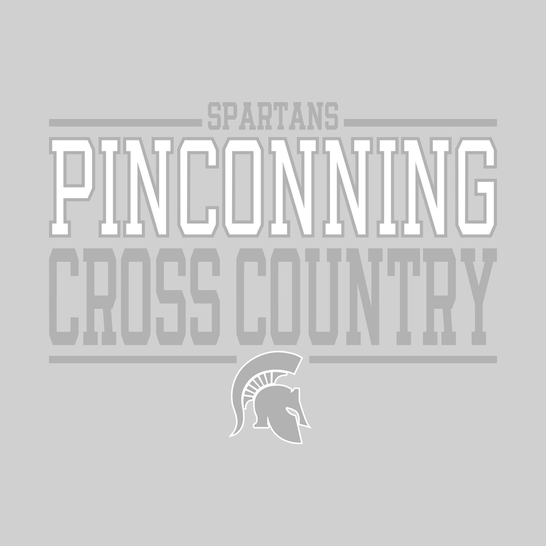Pinconning Spartans - Cross Country - Bracketed School Name with Mascot