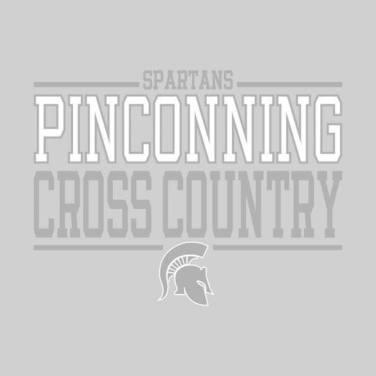 Pinconning Spartans - Cross Country - Bracketed School Name with Mascot