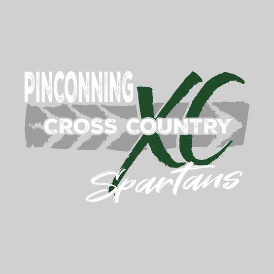 Pinconning Spartans - Cross Country - Brush Stroke Arrow with XC