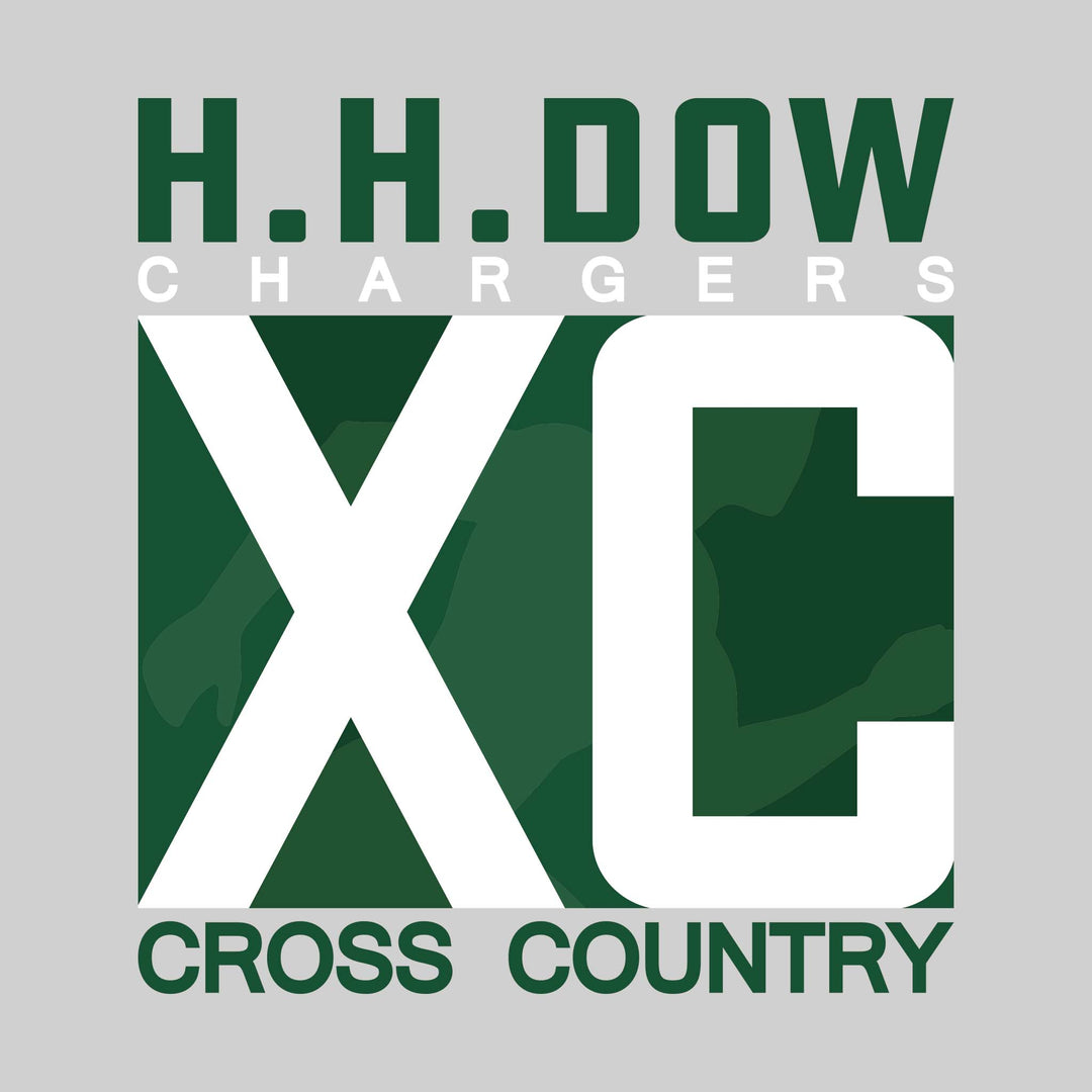 Pinconning Spartans - Cross Country - XC with Runner Silhouette