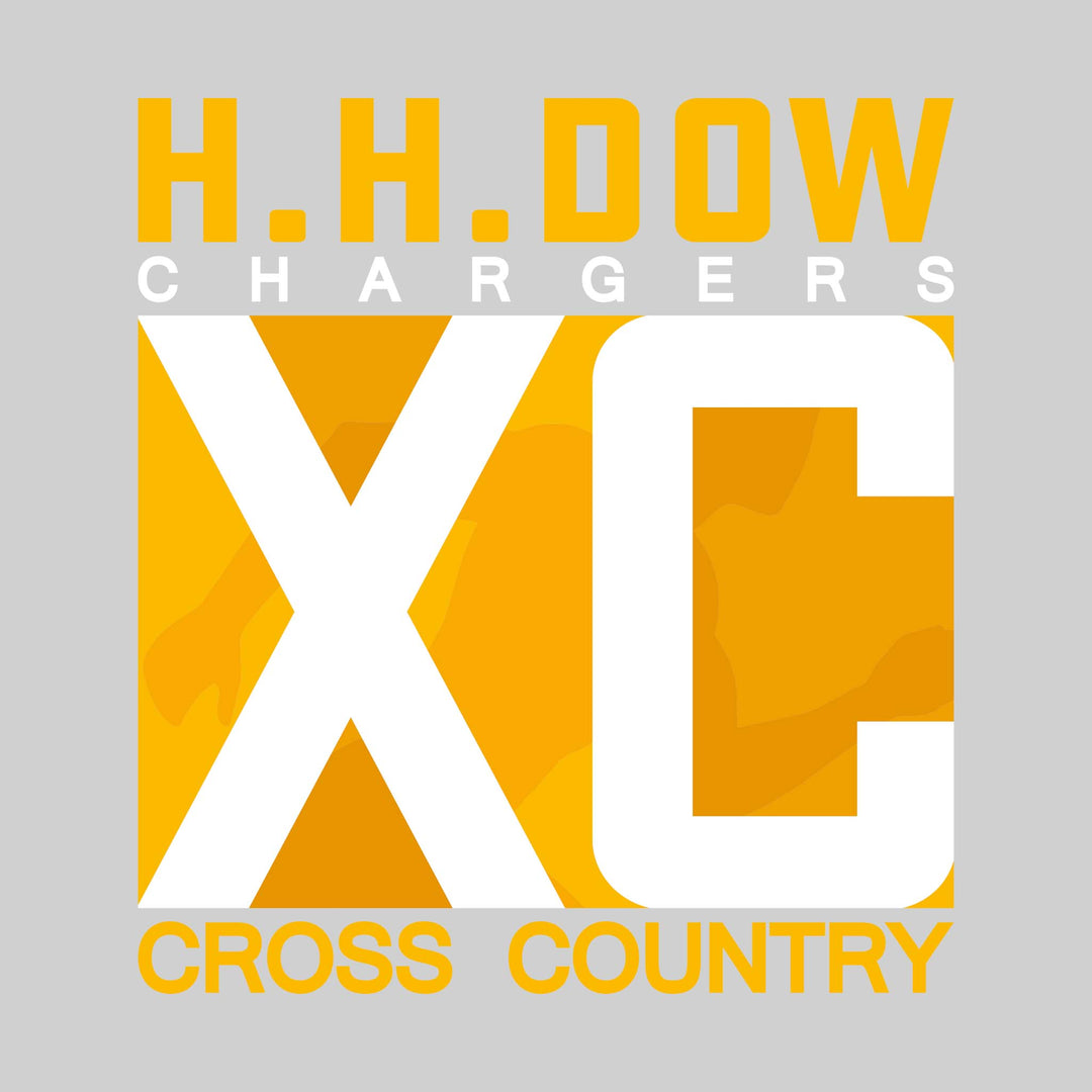 Pinconning Spartans - Cross Country - XC with Runner Silhouette