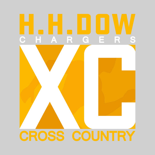 Pinconning Spartans - Cross Country - XC with Runner Silhouette