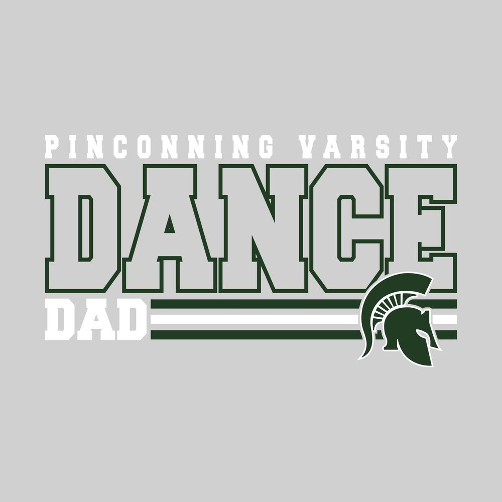 Pinconning Varsity Dance Team - Dance Dad - Outlined Pompon with Color Bars