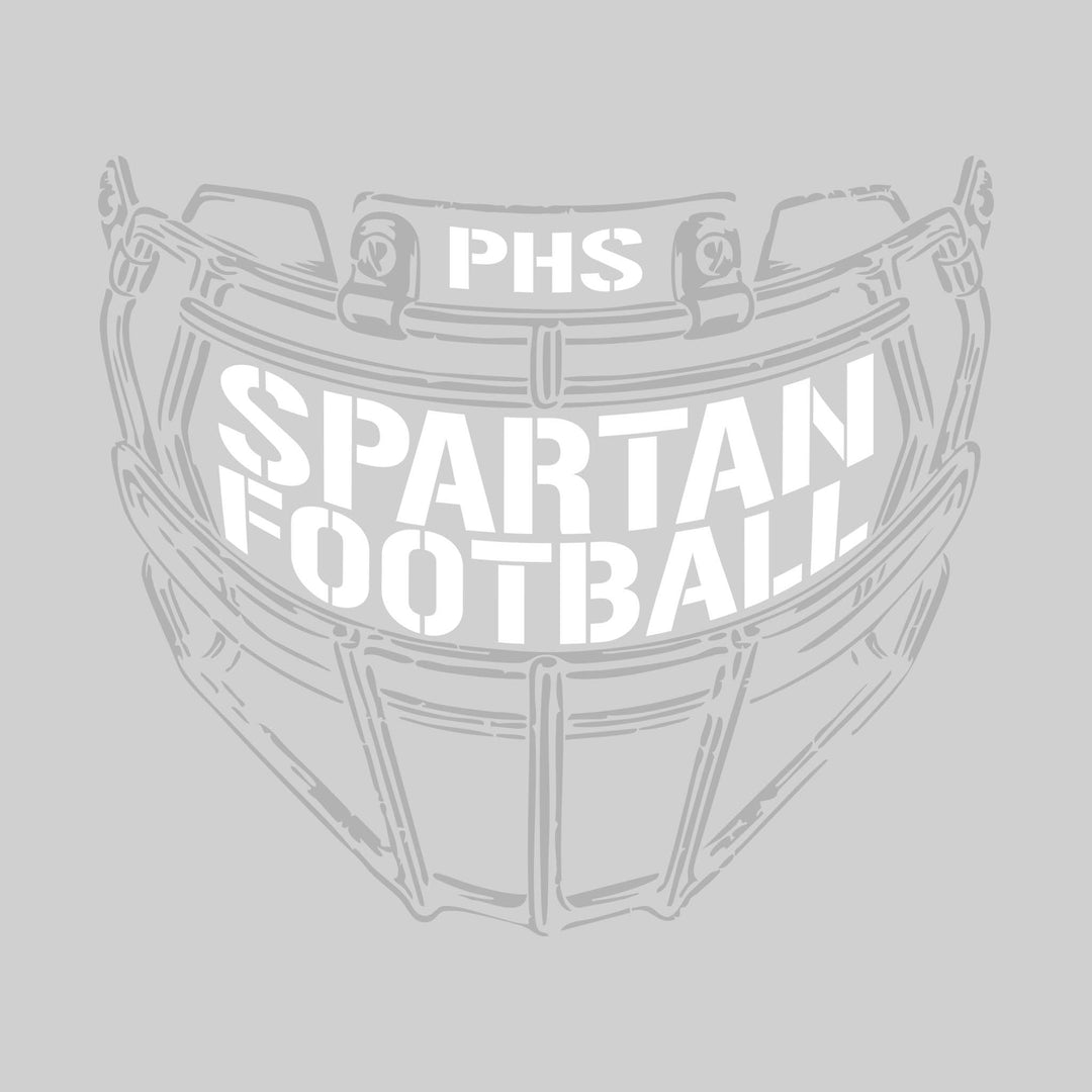 Pinconning Spartans - Football - Facemask with Text