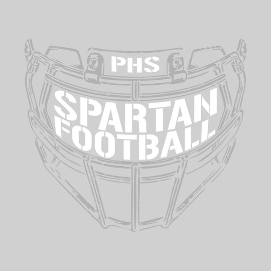 Pinconning Spartans - Football - Facemask with Text