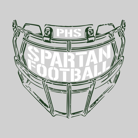 Pinconning Spartans - Football - Facemask with Text
