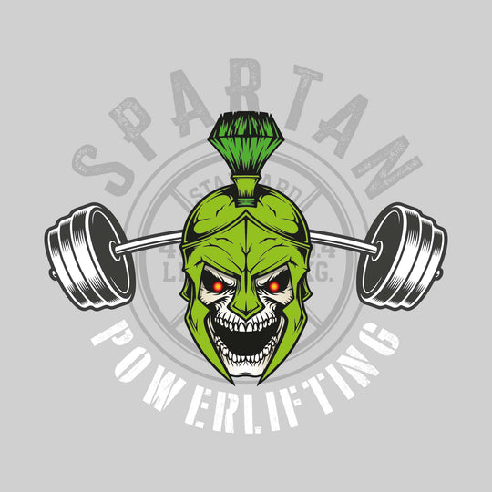 Pinconning Spartans - Powerlifting - Screaming Spartan Skull