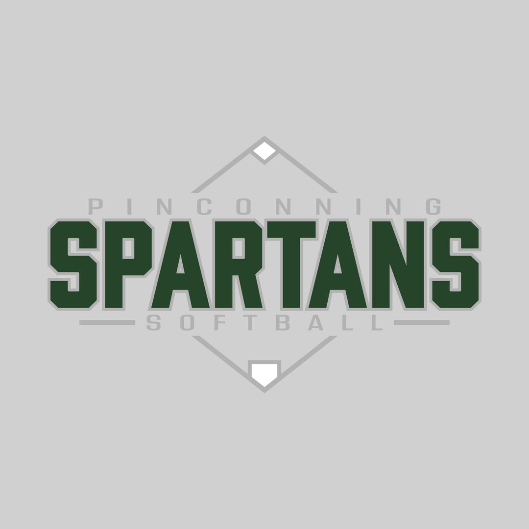 Pinconning Spartans - Softball - Baseball Diamond with School Name