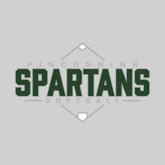 Pinconning Spartans - Softball - Baseball Diamond with School Name