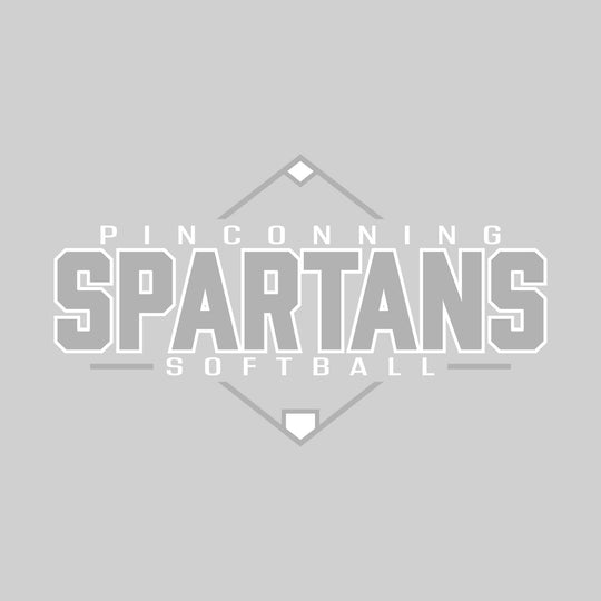 Pinconning Spartans - Softball - Baseball Diamond with School Name