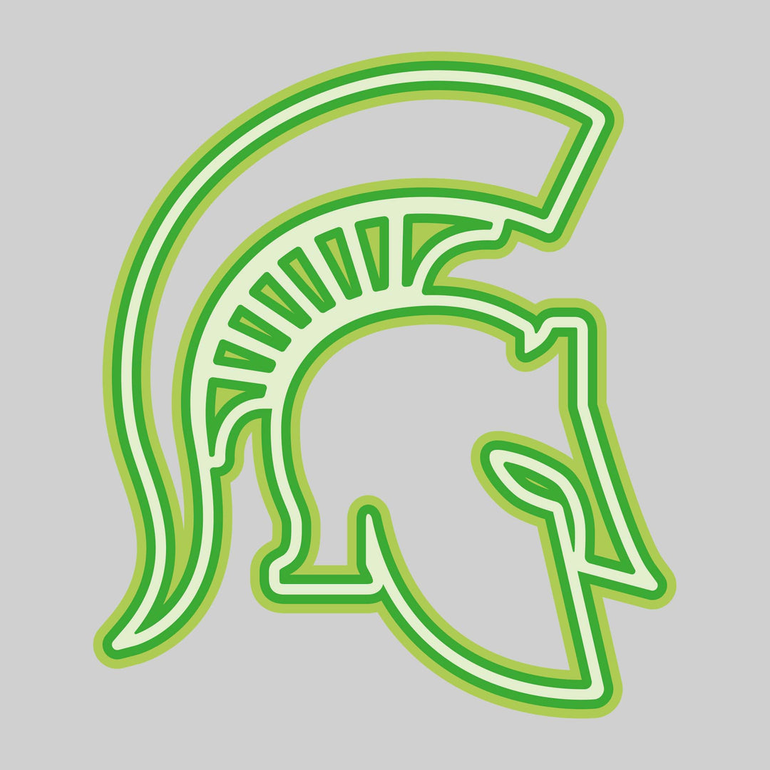 Pinconning Spartans - Spirit Wear - Neon Mascot