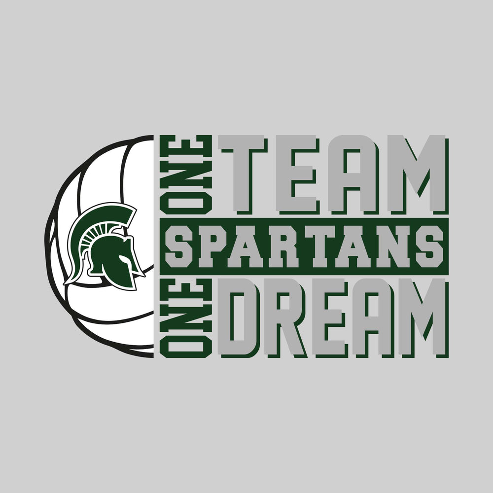 Pinconning Spartans - Volleyball - One Team One Dream