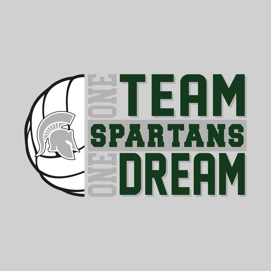 Pinconning Spartans - Volleyball - One Team One Dream