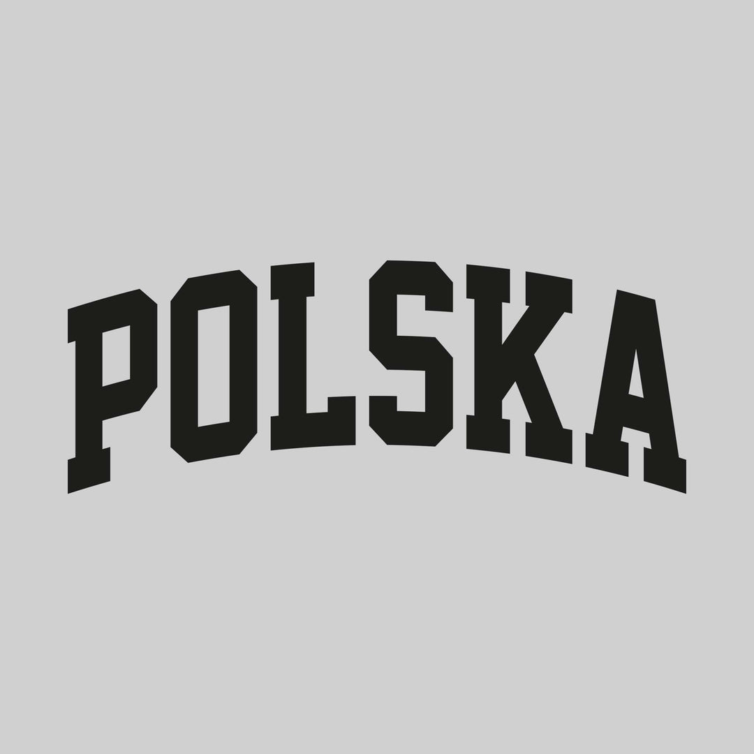 Polska - Arched Athletic Text