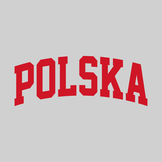 Polska - Arched Athletic Text