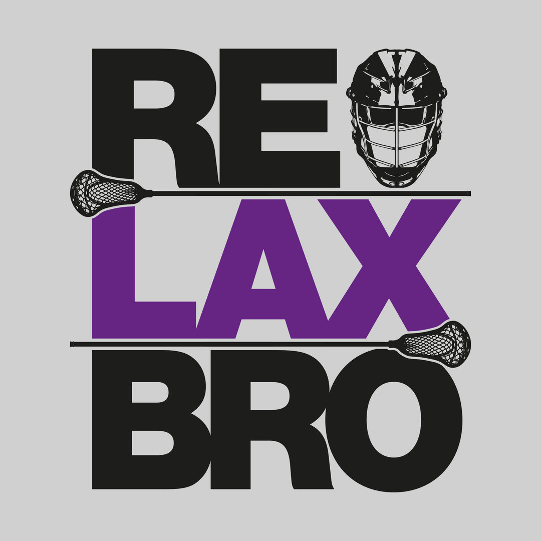 ReLAX Bro - Stacked Text - School Colors