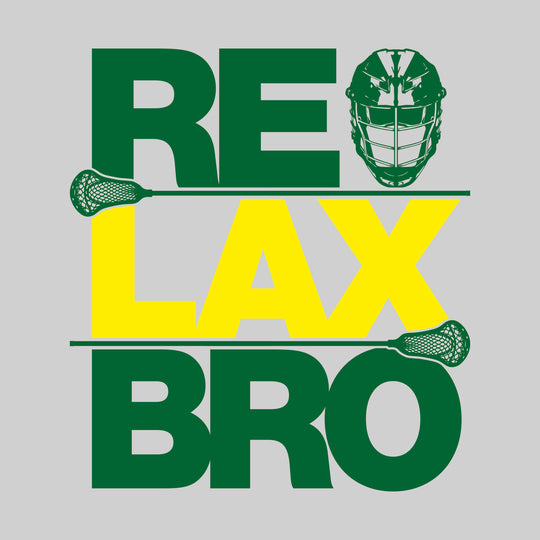 ReLAX Bro - Stacked Text - School Colors