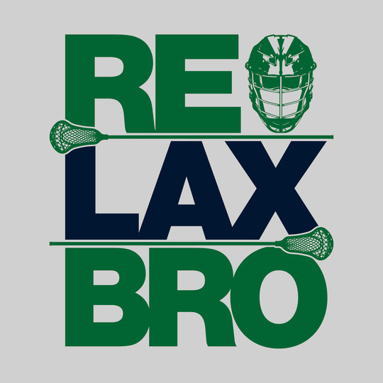 ReLAX Bro - Stacked Text - School Colors