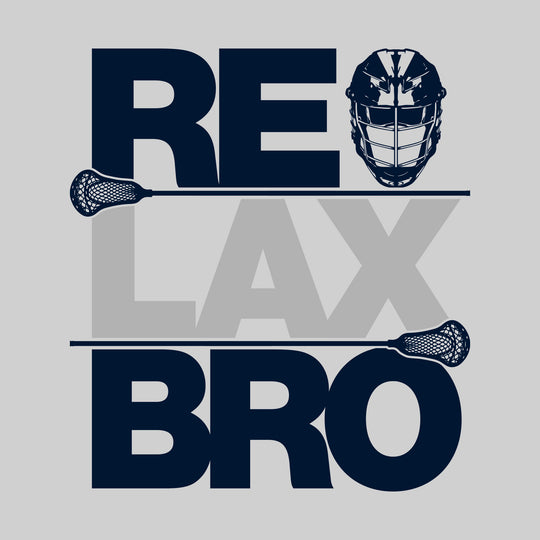 ReLAX Bro - Stacked Text - School Colors