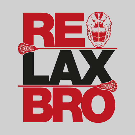 ReLAX Bro - Stacked Text - School Colors